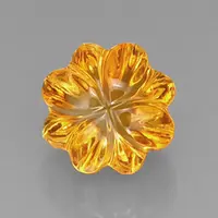 Flower Shaped Citrine