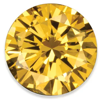 Yellow Round Diamond