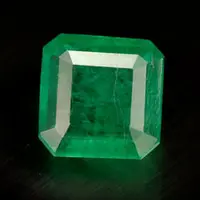 Octagon Facet Emerald