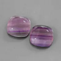 Purple Banded Fluorite Pair