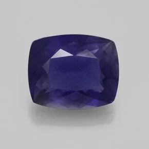 Deep Violet-Blue Cushion Iolite