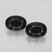 Solid Black Matched Onyx Pair