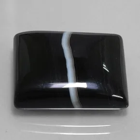 Black Onyx with White Band