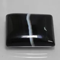 Black Onyx with White Band