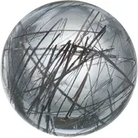 Tourmalinated Quartz Cabochon