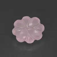 Carved Rose Quartz Flower