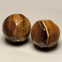 Drilled Yellow Tiger's Eye