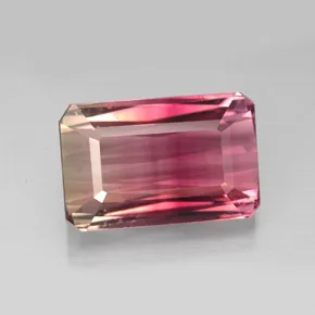 Color Zoned Pink Tourmaline