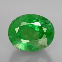 Emerald-green Tsavorite Garnet