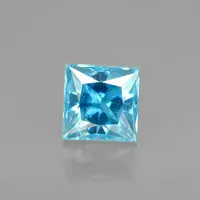 Bright Blue Zircon