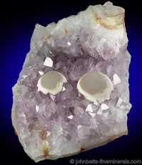 Botryoidal Fluorite on Amethyst
