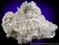 White Cerussite Cluster
