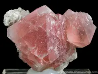 Pink Fluorite Octahedrons