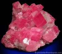 Rhodochrosite on Quartz