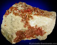 Small Vanadinite Crystal Cluster