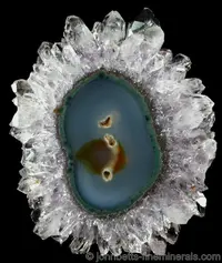 Quartz Stalactite Slice