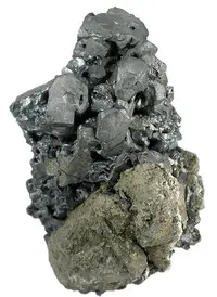 Large Acanthite Cluster on Matrix
