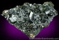 Black Actinolite Crystal Plate