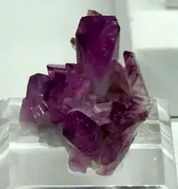 Sharp, Purple Adamite Crystals