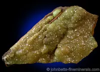 Adamite Crust on Matrix
