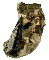 Sharp Aegirine Matrix Crystal