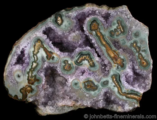 Agate with Amethyst