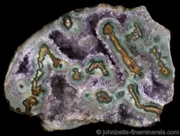Agate with Amethyst