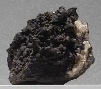 Alabandite with Chlorargyrite and Calcite