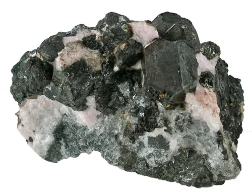 Sharp Alabandite on Matrix