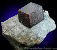 Almandine in Schist Matrix