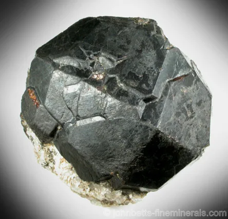 Complex Dark Almandine Crystal