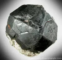 Complex Dark Almandine Crystal