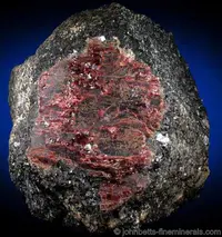 Large Rough Almandine in Matrix