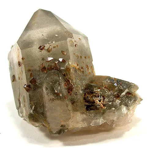 Micro Anatase Crystals in Quartz