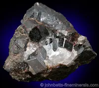 Andradite on Milky Quartz