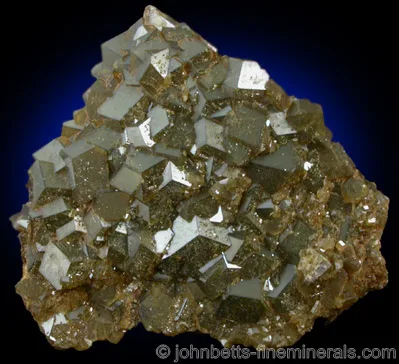 Bronze Andradite Crystal Plate