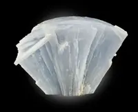 Blue Anhydrite Fan Crystals