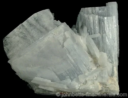 Wide Blue Anhydrite Crystals