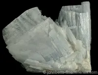 Wide Blue Anhydrite Crystals