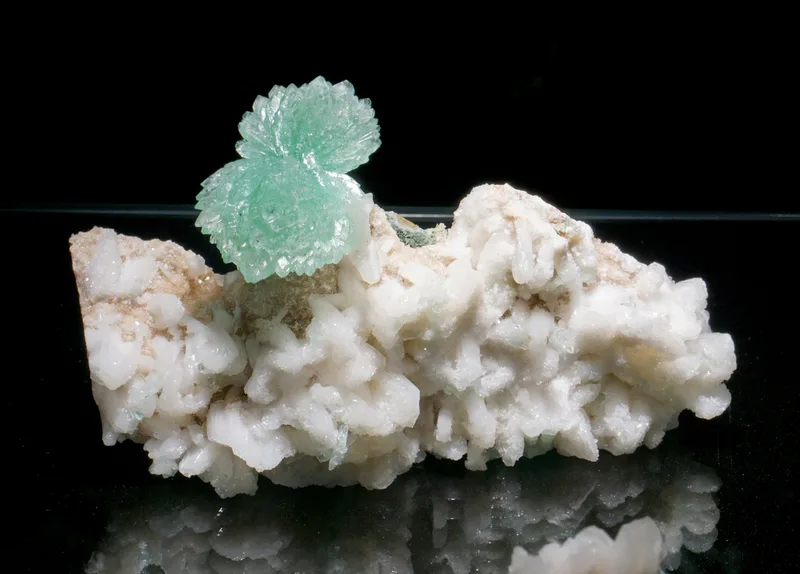Apophyllite Bowtie on Stilbite