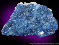Apophyllite with Blue Kinoite