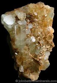 Aquamarine Crystals on Matrix