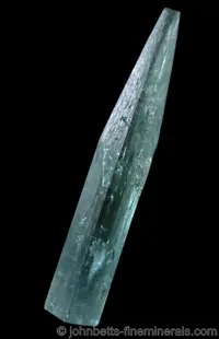 Tapered Pyramidal Aquamarine Crystal