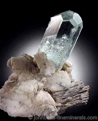 Terminated Aquamarine on Matrix