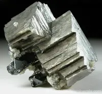 Arsenopyrite with Muscovite on Ferberite