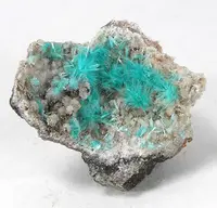 Acicular Aurichalcite Tufts
