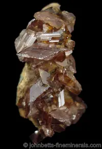 Lustrous Axinite Crystal Group