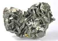 Axinite with Chlorite Coating