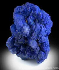 Vivid Blue Azurite Cluster