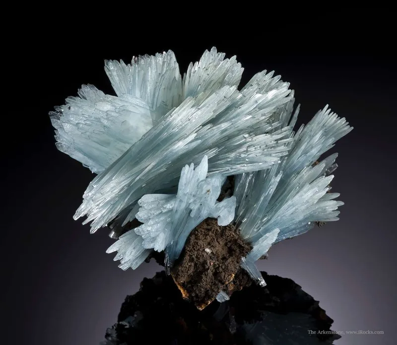 Blue Barite Crystal Swirl